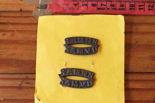 South African Military Nursing Service WWII Shoulder Titles
